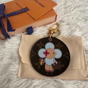 Louis Vuitton Monogram 2019 Vivienne Animation Tokyo Bag Charm Key Ring RARE‎